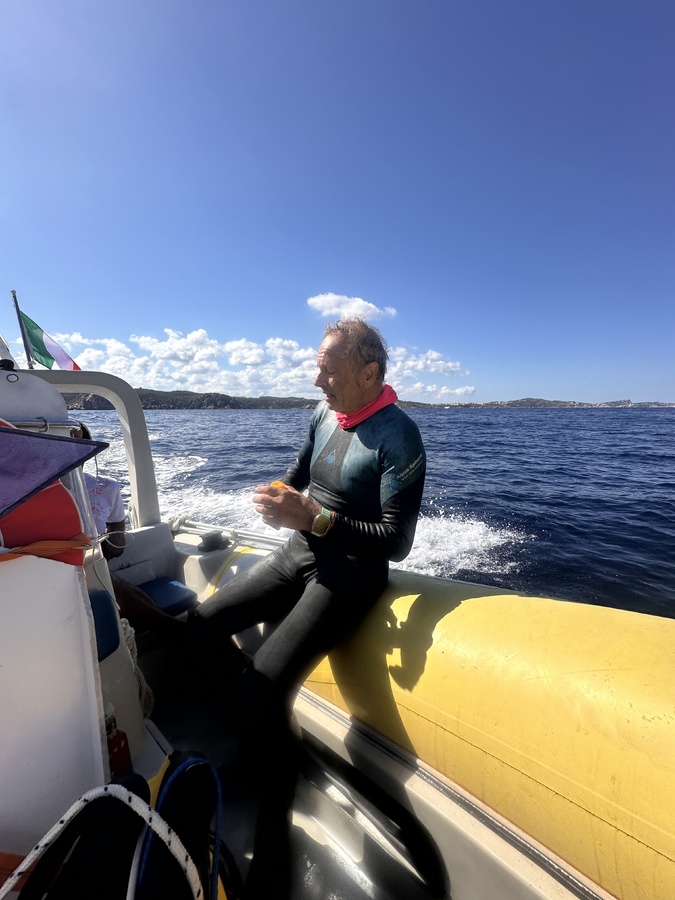 Le retour en Corse en bateau