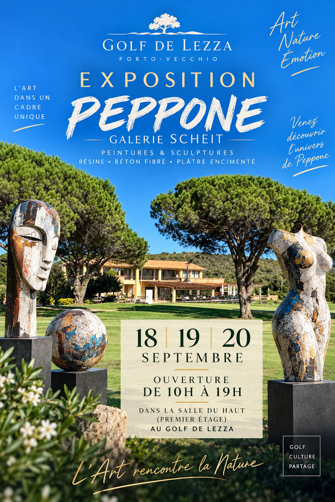 Portivechju - Peppone expose au Golf de Lezza