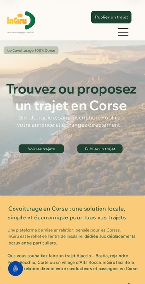Depuis son lancement, près de 370 trajets ont été publiés sur la plateforme                 (© In Giru)