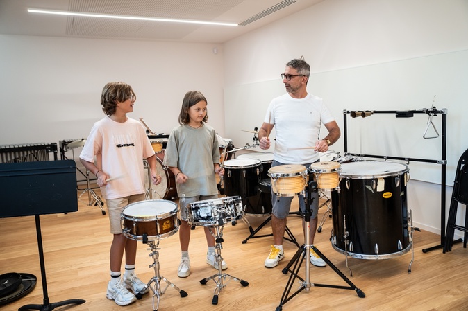 À Ajaccio, le conservatoire Henri Tomasi fait sa première rentrée des classes dans ses nouveaux locaux