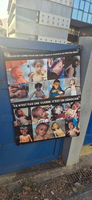 Le Collectif corse pour une paix juste et durable au Proche-Orient exhorte à ne pas oublier les enfants de Gaza Le Collectif corse pour une paix juste et durable au Proche-Orient exhorte à ne pas oublier les enfants de Gaza
