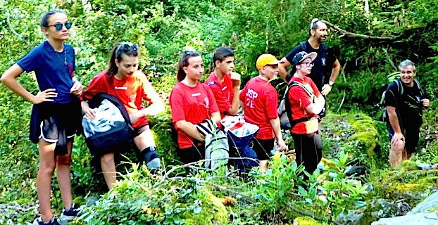 Une belle randonnée pour les jeunes sapeurs-pompiers de la Plaine