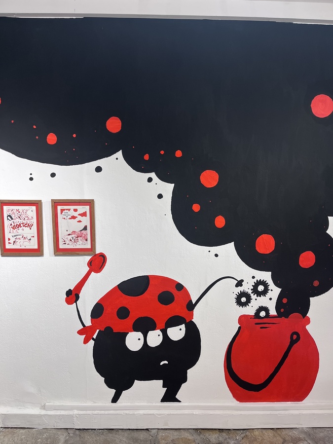 L'expo présente la série Philonimo, pensée pour les plus petits, et la bande dessinée Forbans !