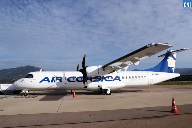 Cinq des sept ATR 72-600 d’Air Corsica sont aujourd’hui immobilisés, soit plus de 70 % de la flotte régionale