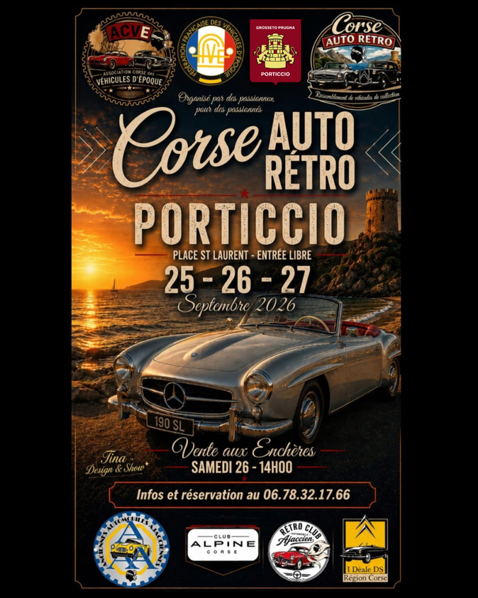 Le Corse Auto Rétro revient ce week-end à Porticcio