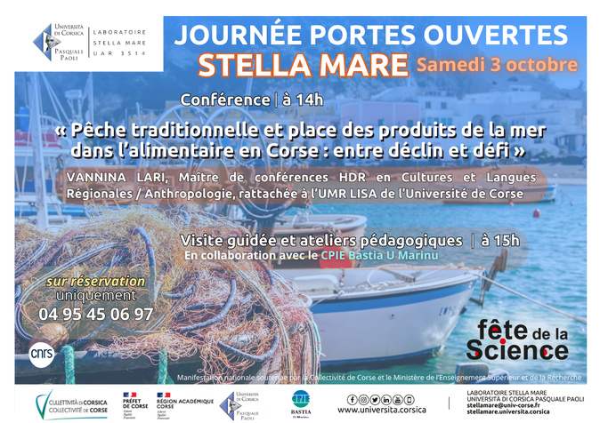 Fête de la science : Stella Mare ouvre ses portes le samedi 3 octobre Fête de la science : Stella Mare ouvre ses portes le samedi 3 octobre