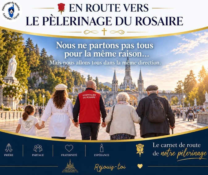 Les Corses seront à Lourdes du 5 au 10 octobre.