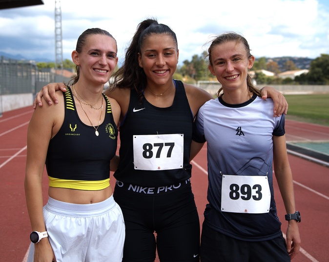 Le podium féminin
