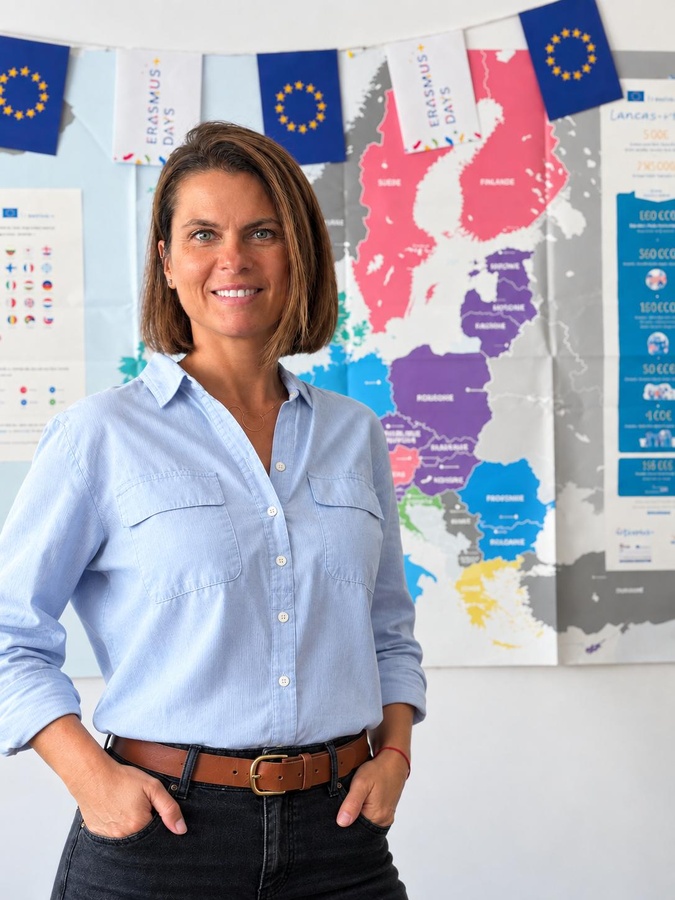 Aurelia Orsini est en charge des candidatures pour le programme Erasmus + à l'antenne de France Travail à Bastia