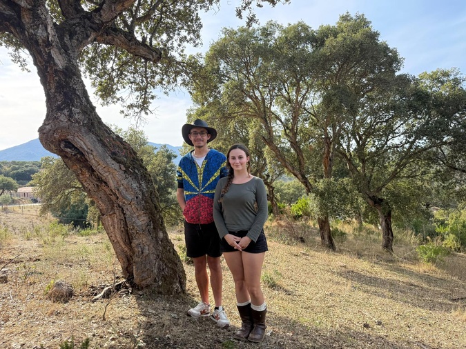 Julien et Tatiana ont travaillé sur l'état général de mille chênes-lièges au lycée, en prenant en compte différents paramètres : leur hauteur, diamètre, qualité, état sanitaire...