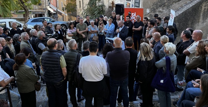 Rentrée politique de Femu a Corsica, parti de la majorité territoriale, samedi matin à Corti.