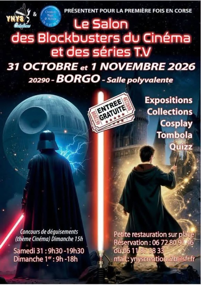 Borgo : Un 1er salon des blockbusters du cinéma et des séries tv. Borgo : Un 1er salon des blockbusters du cinéma et des séries tv.