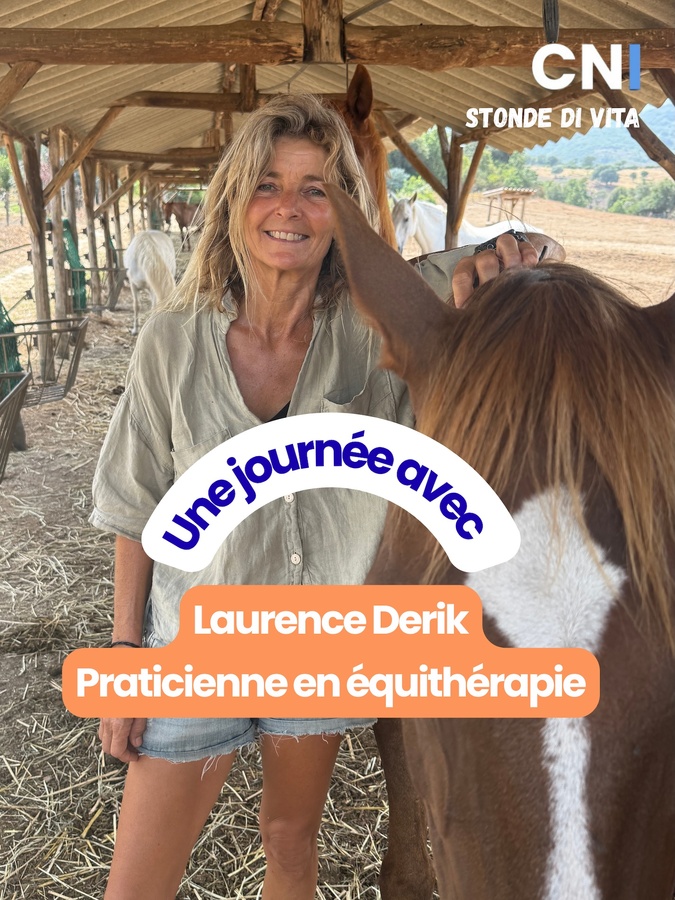 Stonde di Vita avec… Laurence Derik, praticienne en équithérapie à Olmeta-di-Tuda