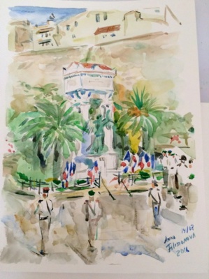 Séjour artistique : Des américains à Calvi ! Séjour artistique : Des américains à Calvi !