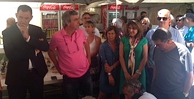 Gilles Simeoni inaugure A Fiera di L'Alivu à Montegrossu