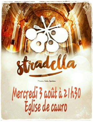 Concert : Le groupe Stradella le 3 Août à Cauro