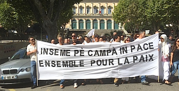 Bastia en marche pour la paix