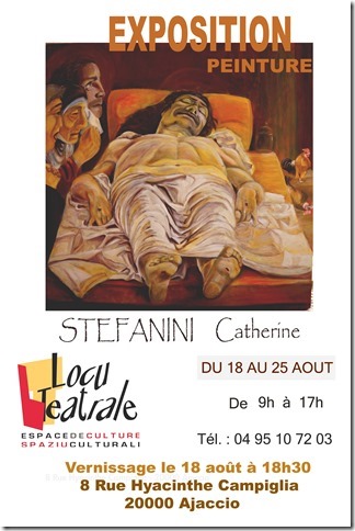 Exposition de peinture de l’artiste Catherine Stefanini à Ajaccio