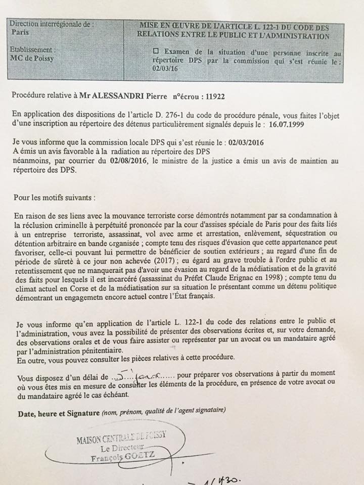 "L'ora di u ritornu" : Pas pour demain pour Pierre Alessandri et Alain Ferrandi