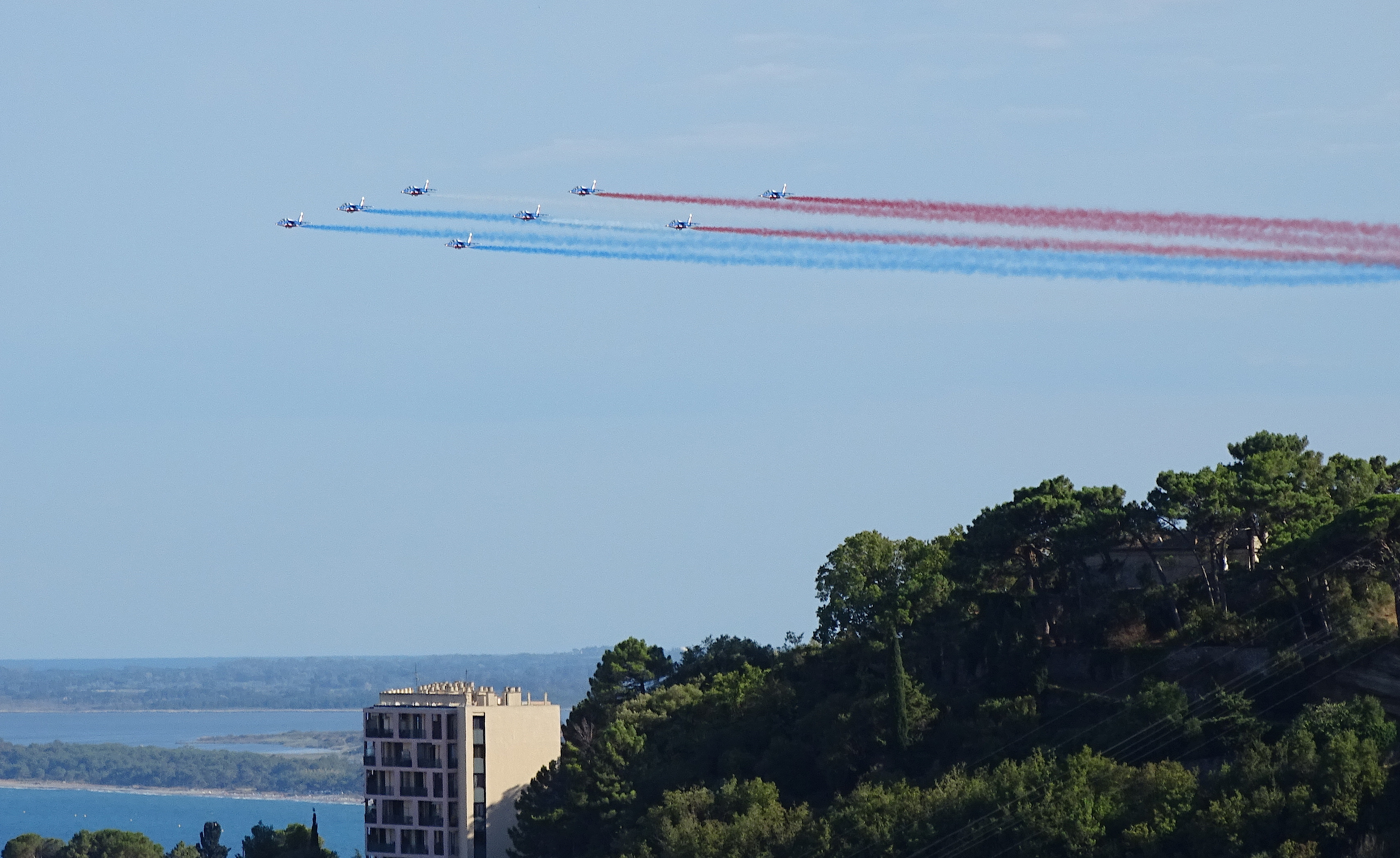 La Patrouille de France dans le ciel de Corse