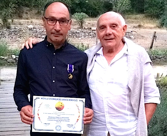 François Antonini (à gauche) et Jean-Pierre Leccia