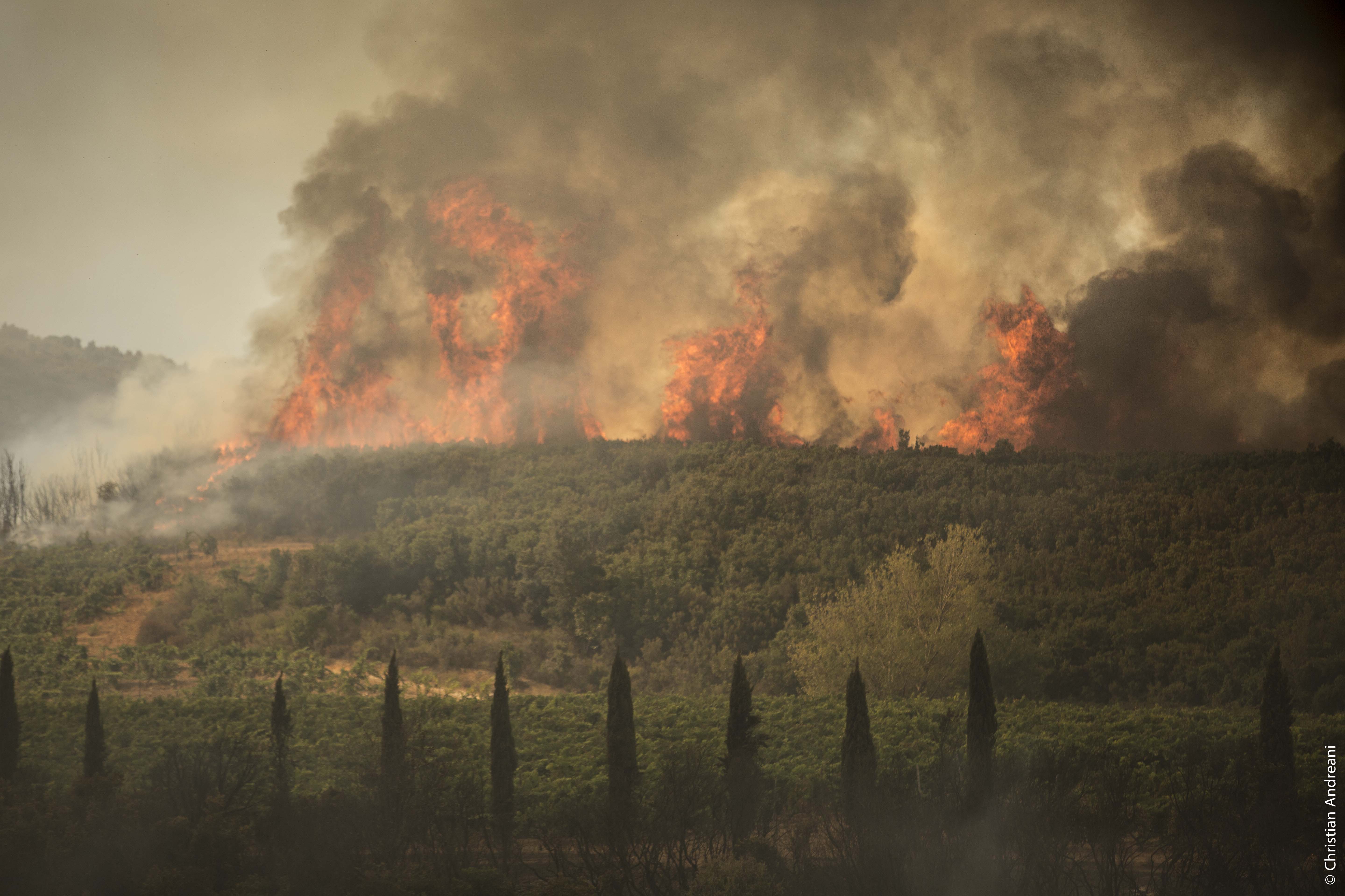 La Conca d'Oru en feu : Le diaporama de Jean-Baptiste Andreani