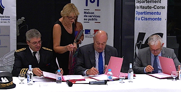 Baylet en Corse : L'heure du bilan pour le ministre, Gilles Simeoni, François Orlandi