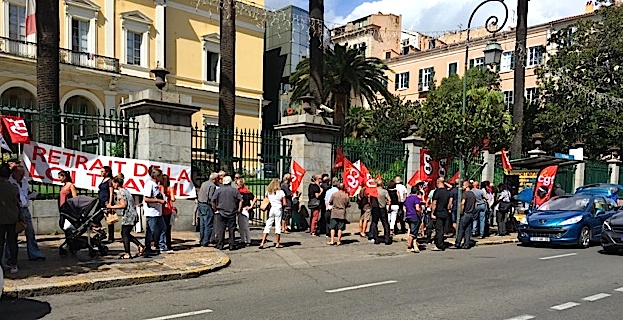 Ajaccio : Nouvelle manifestation contre la loi Travail