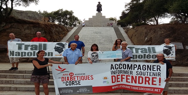 Trail Napoléon : 3 800 euros pour l'Association des diabétiques de Corse
