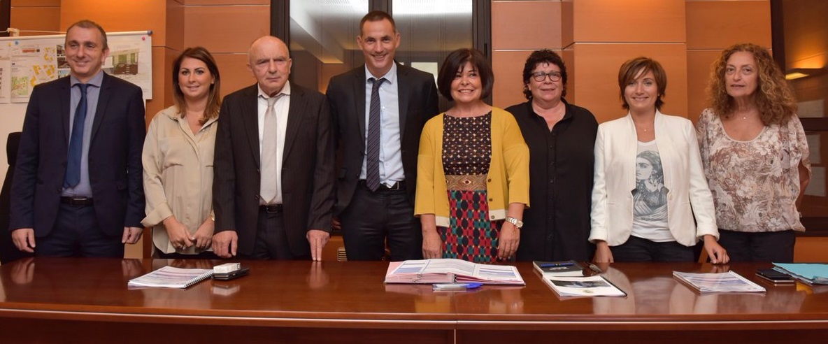 Signature de la Convention de partenariat entre la C.T.C. et la municipalité de Sartène.