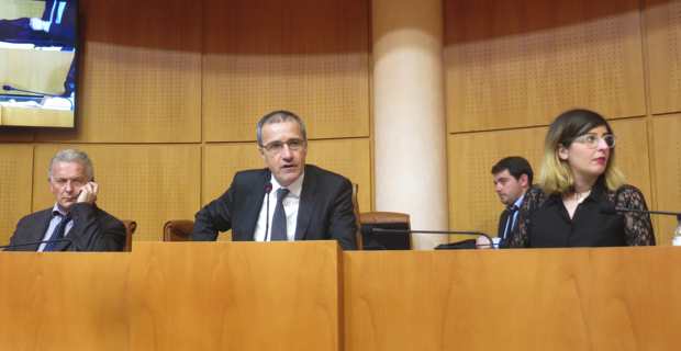 Jean-Guy Talamoni, président de l'Assemblée de Corse.
