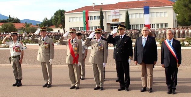 Le geste fort du Général Puga lors de la prise d'armes de la Saint-Michel au 2e REP de Calvi