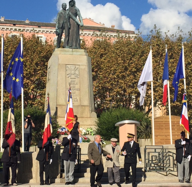 Ernest Bonacoscia et le Préfet de Haute-Corse Alain Thirion