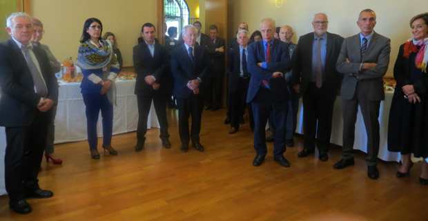 Jean-Marc Sauvé s'exprime devant les élus et les représentants des institutions.