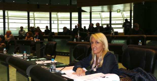 Emmanuelle De Gentili, 1ére adjointe à la mairie de Bastia, secrétaire nationale du Parti socialiste, siège pour la première fois au Conseil départemental. Elle a choisi de rejoindre les rangs de l'opposition et des non-inscrits.