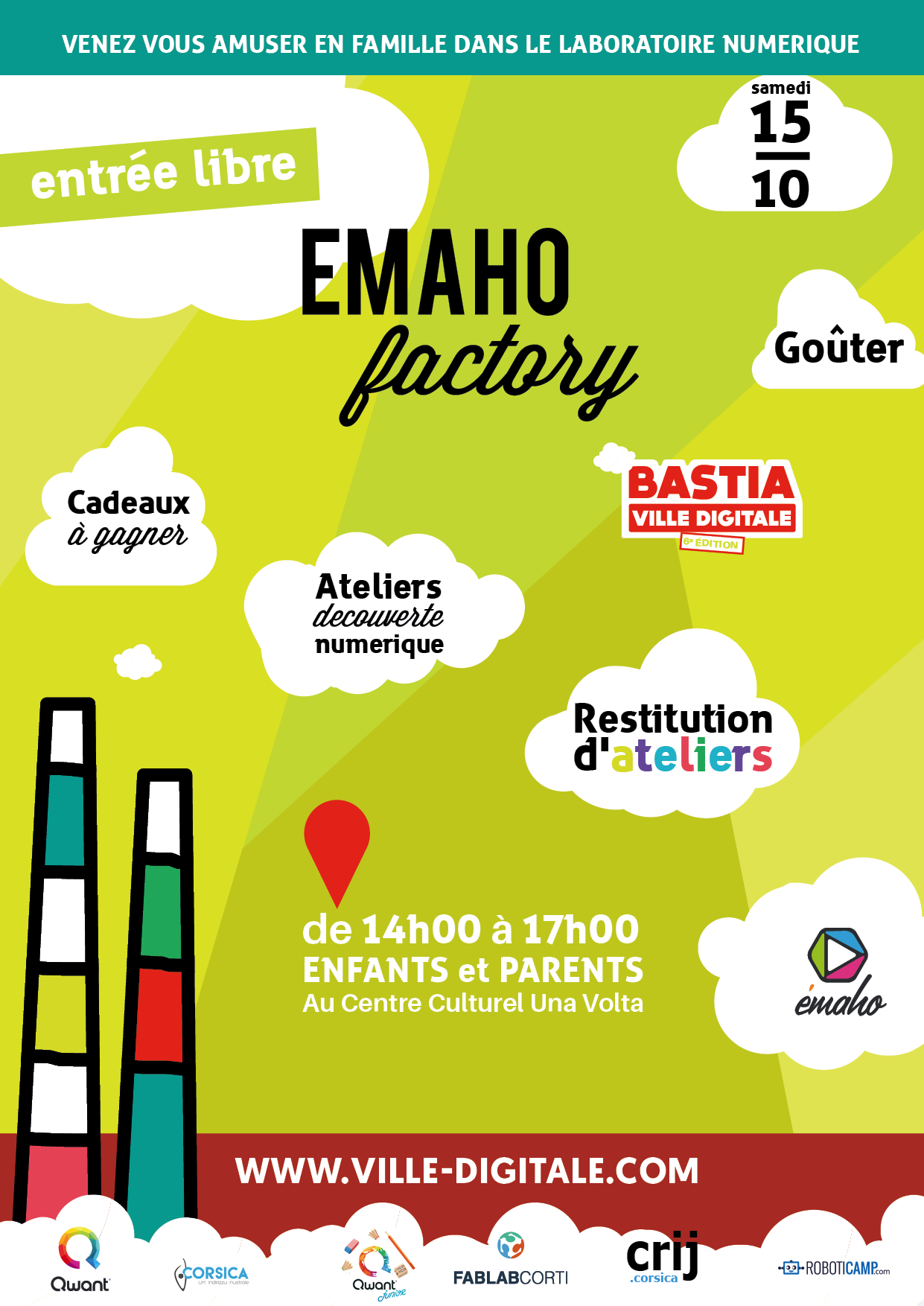 Emaho factory : Des ateliers numériques gratuits pour toute la famille !
