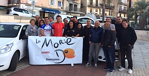 Le tour de Corse à vélo en 24 heures au profit de la Marie Do pour Patrick Sandroni