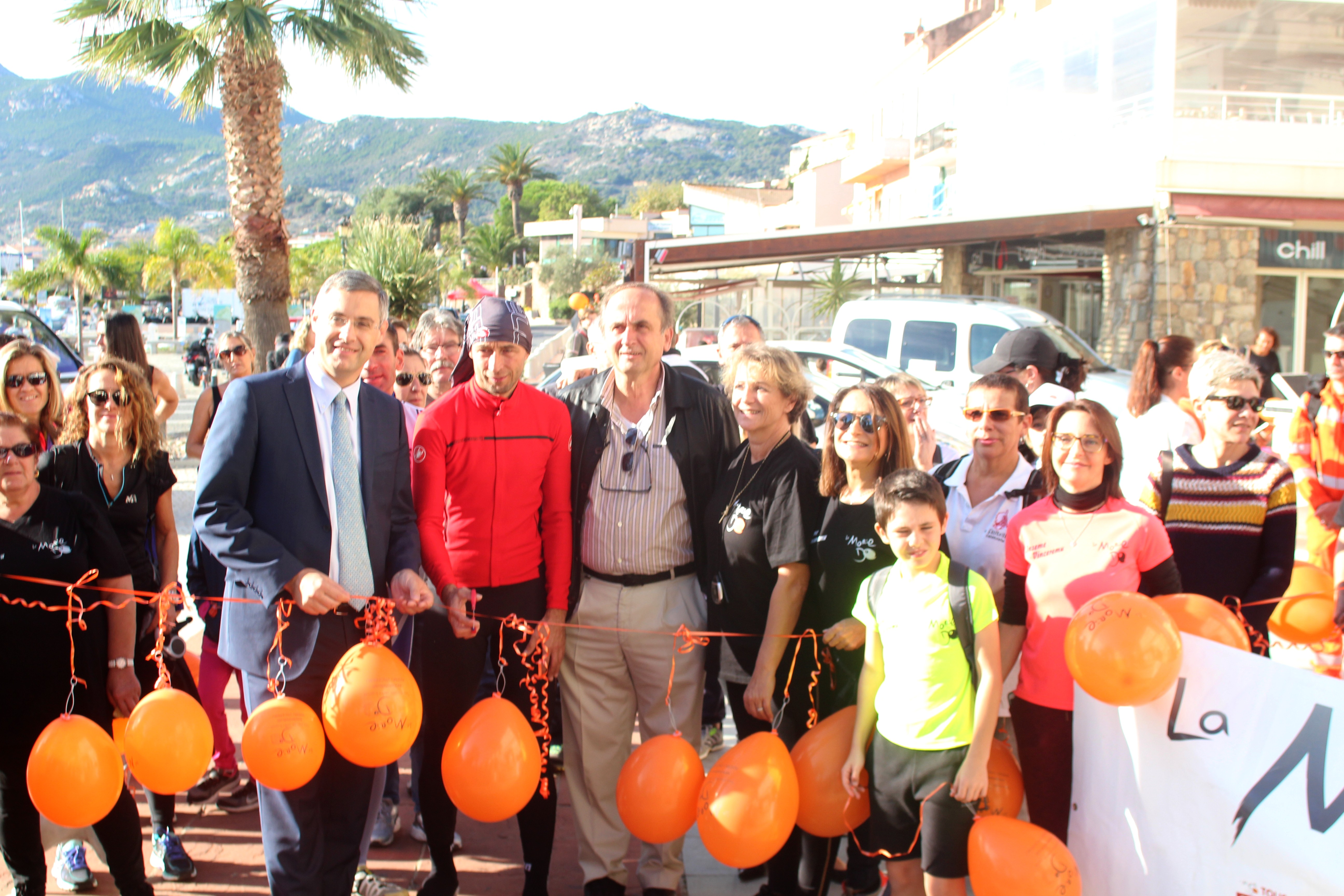 Calvi : En marche contre le cancer avec la Marie Do Balagne