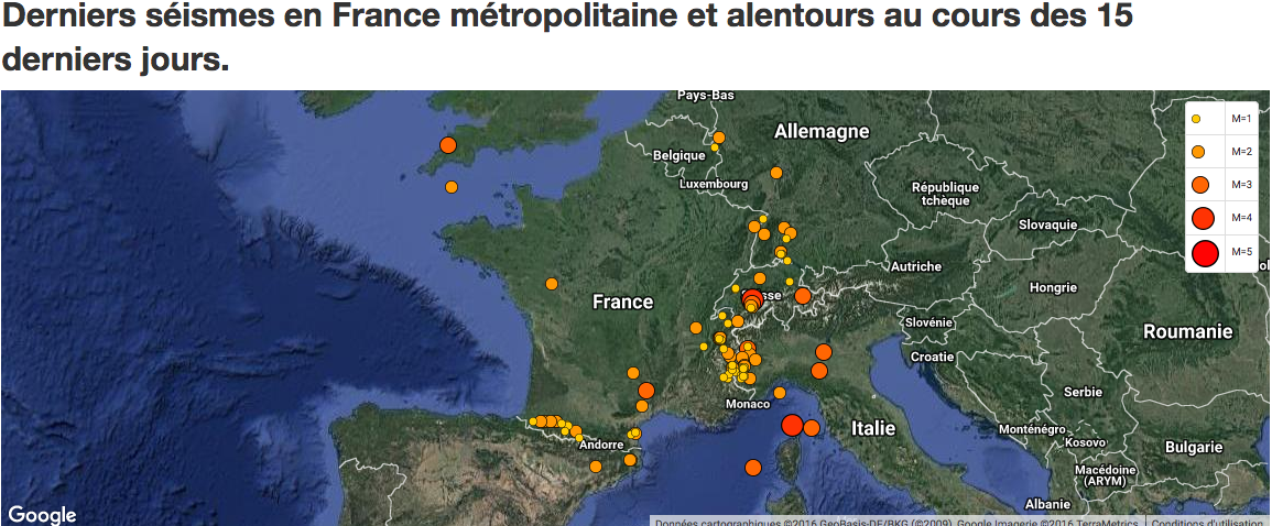 Corse : Tremblements de terre et avions supersoniques