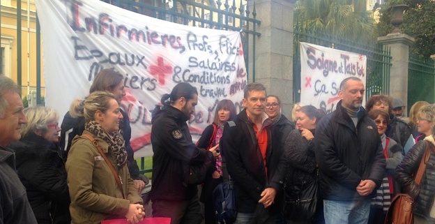 Ajaccio : Les infirmières descendent dans la rue