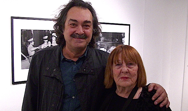 Marcel Fortini, directeur du Centre Méditerranéen de la photo et Letizia Battaglia