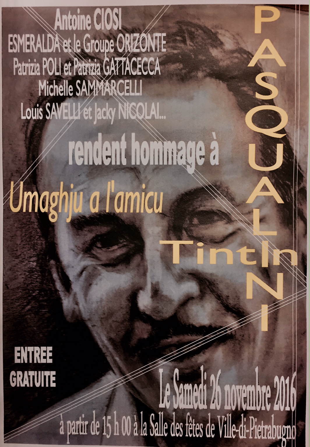 Ville- di-Pietrabugno : Hommage à Tintin Pasqualini