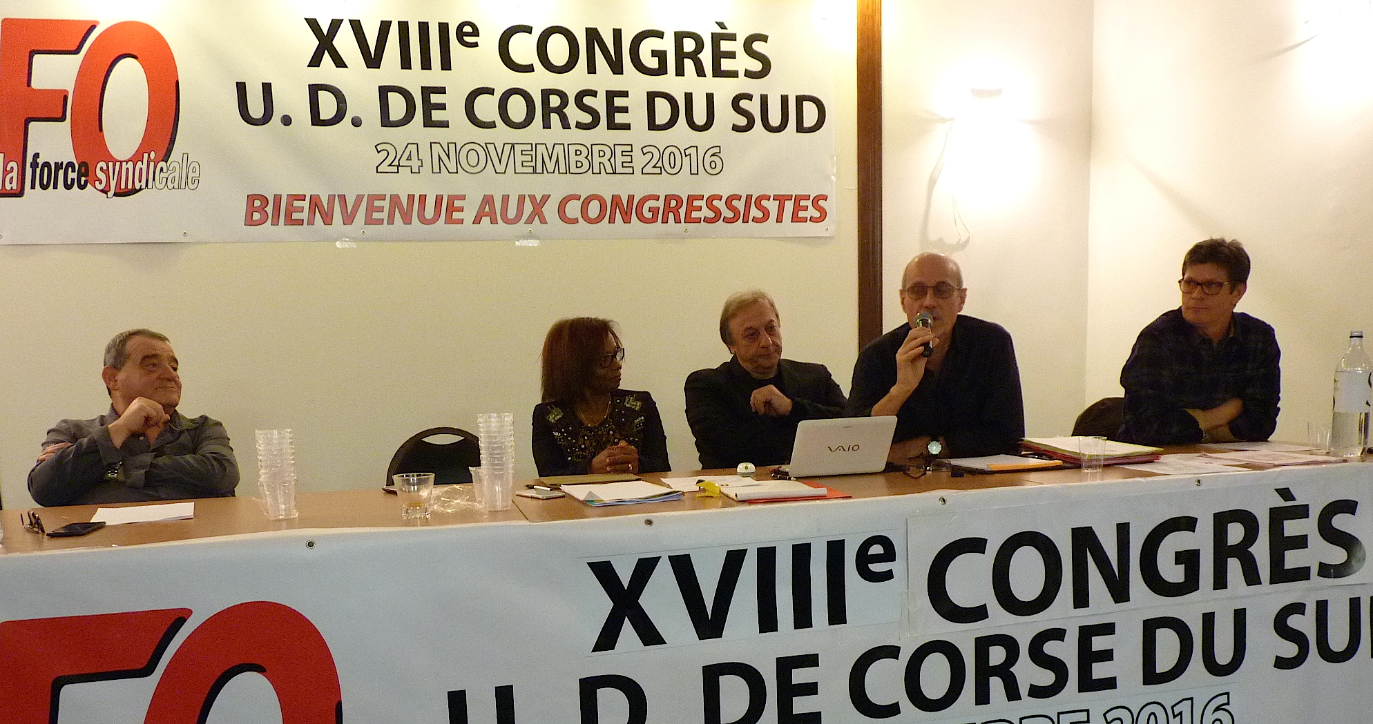 FO de Corse-du-Sud : Paul Giacomoni tire sa révérence. Marcel Santini lui succède