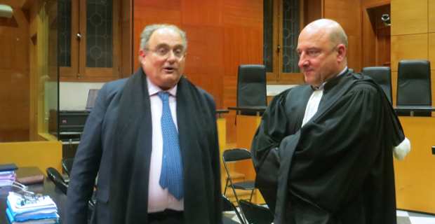 Le député Paul Giacobbi et le procureur Nicolas Bessone.