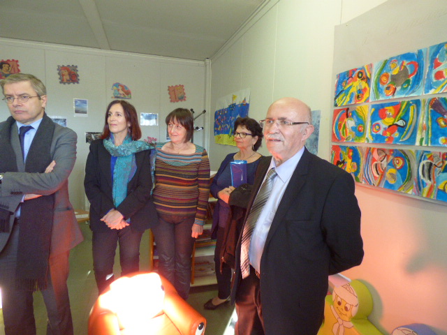 Francis Giudici a prononcé un discours inaugural rappelant les différentes étapes de la création de cet accueil.