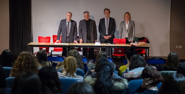 Sida : Le recteur et le président du Conseil départemental sensibilisent le lycée Lætitia