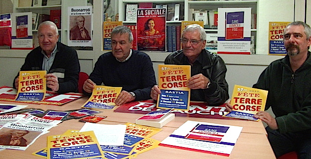 Bastia : Quatre jours de conférences et débats pour la 57ème fête de Terre Corse