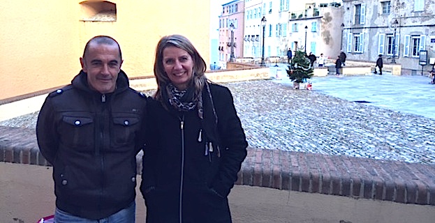 Christine Olivier, créatrice et commerçante de la Place Guasco qui a eu l’idée d’organiser ce premier marché de Noël