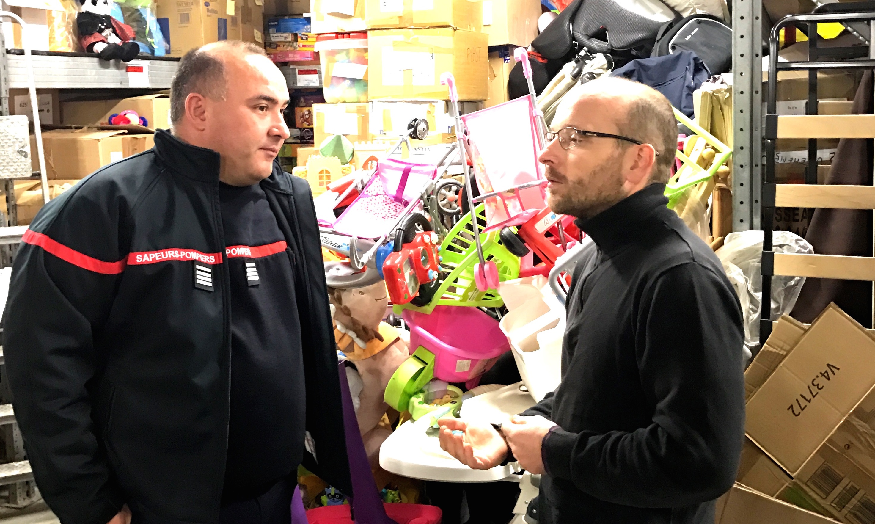 Jeunes-sapeurs pompiers de la Plaine : Succès de l’opération "Un jouet pour tous" avec 18 m3 collectés !