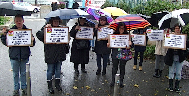 Bastia : Les salariés du CORSSAD manifestent